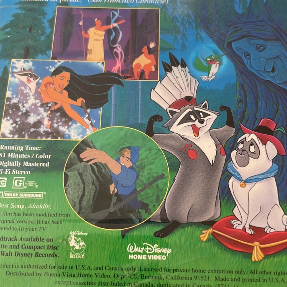 Walt Disney Pocahontas VHS - Picture 5 of 10